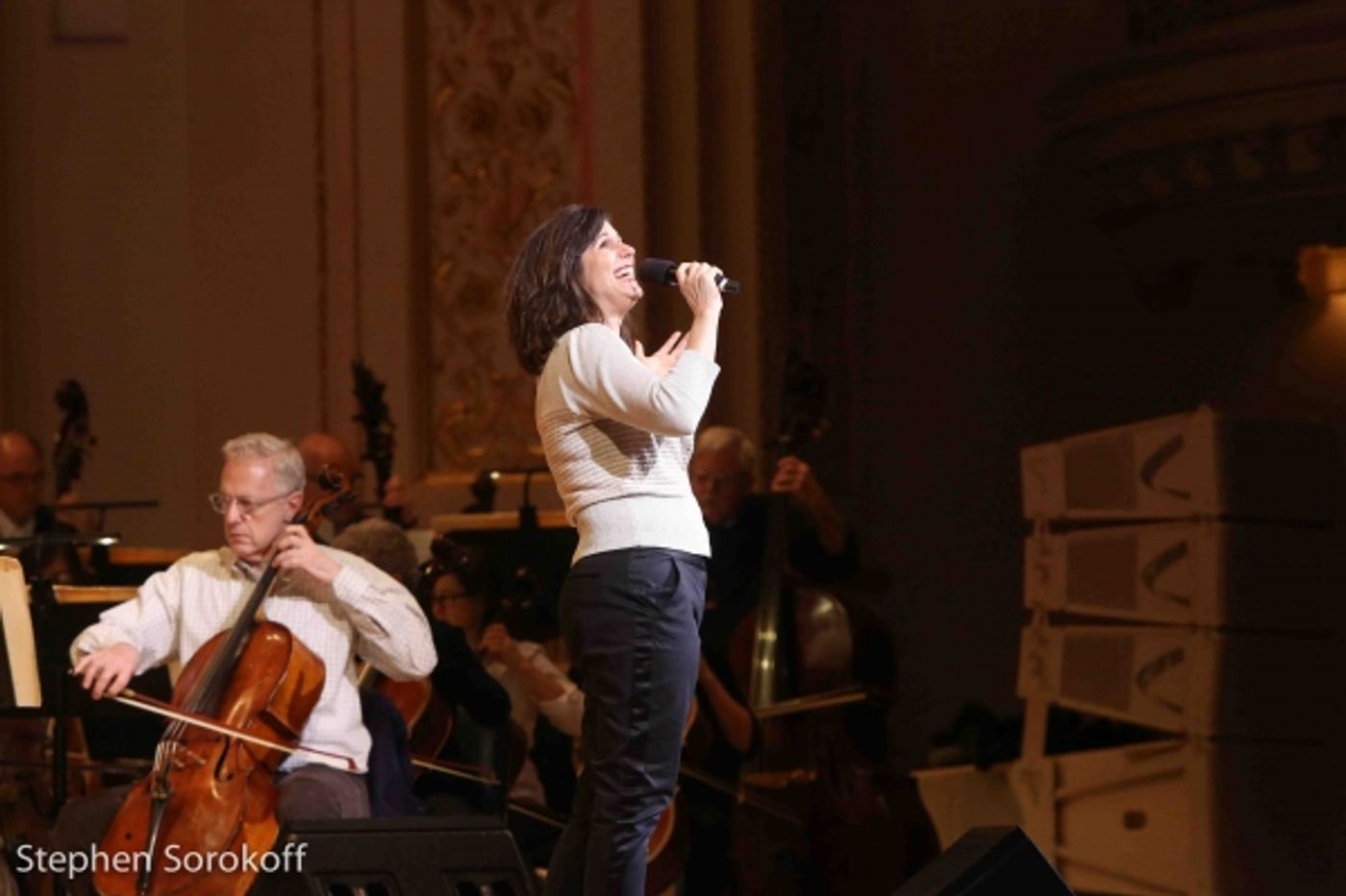 Photo Coverage: Brian d'Arcy James & Stephanie J. Block Rehearse For Tonight's New York Pops Concert  Image