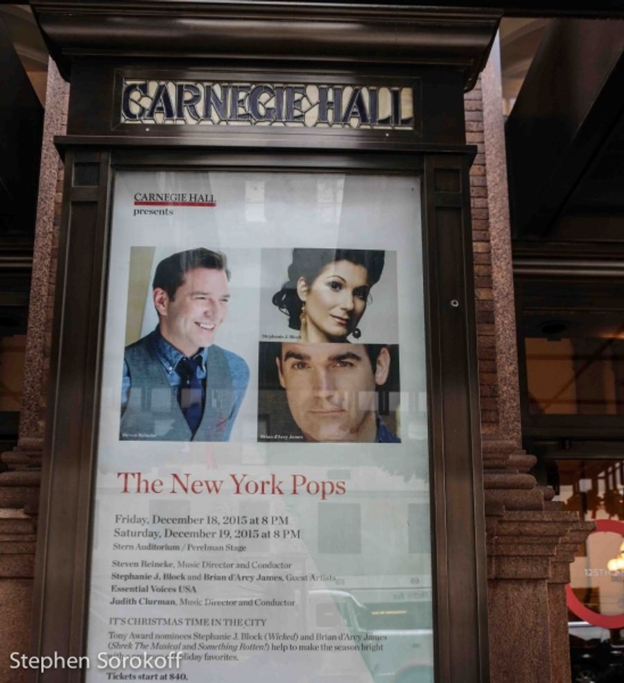 Photo Coverage: Brian d'Arcy James & Stephanie J. Block Rehearse For Tonight's New York Pops Concert Image