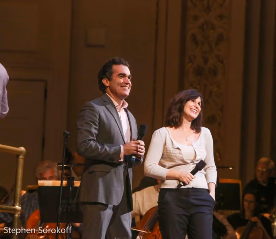 Photo Coverage: Brian d'Arcy James & Stephanie J. Block Rehearse For Tonight's New York Pops Concert Image