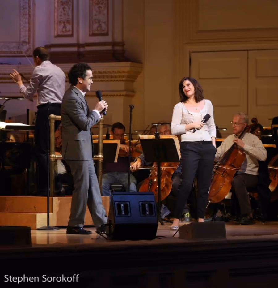 Photo Coverage: Brian d'Arcy James & Stephanie J. Block Rehearse For Tonight's New York Pops Concert Image