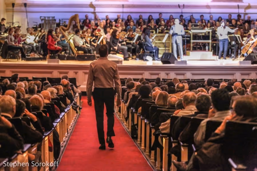 Photo Coverage: Brian d'Arcy James & Stephanie J. Block Rehearse For Tonight's New York Pops Concert Image