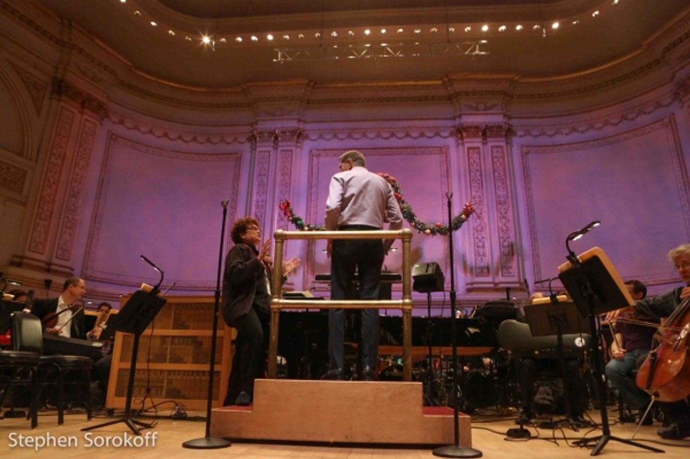 Photo Coverage: Brian d'Arcy James & Stephanie J. Block Rehearse For Tonight's New York Pops Concert Photo Coverage: Brian d'Arcy James & Stephanie J. Block Rehearse For Tonight's New York Pops Concert Image