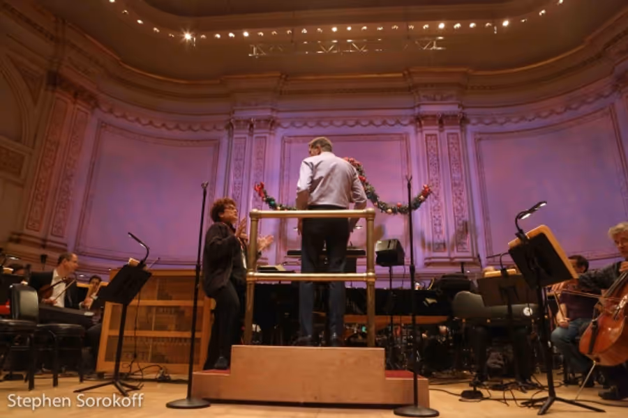 Photo Coverage: Brian d'Arcy James & Stephanie J. Block Rehearse For Tonight's New York Pops Concert Image