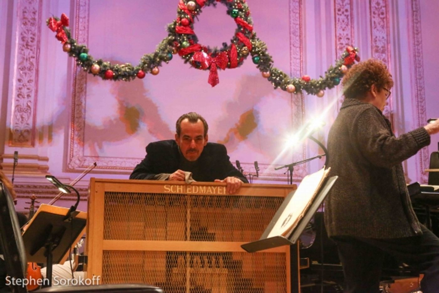 Photo Coverage: Brian d'Arcy James & Stephanie J. Block Rehearse For Tonight's New York Pops Concert  Image