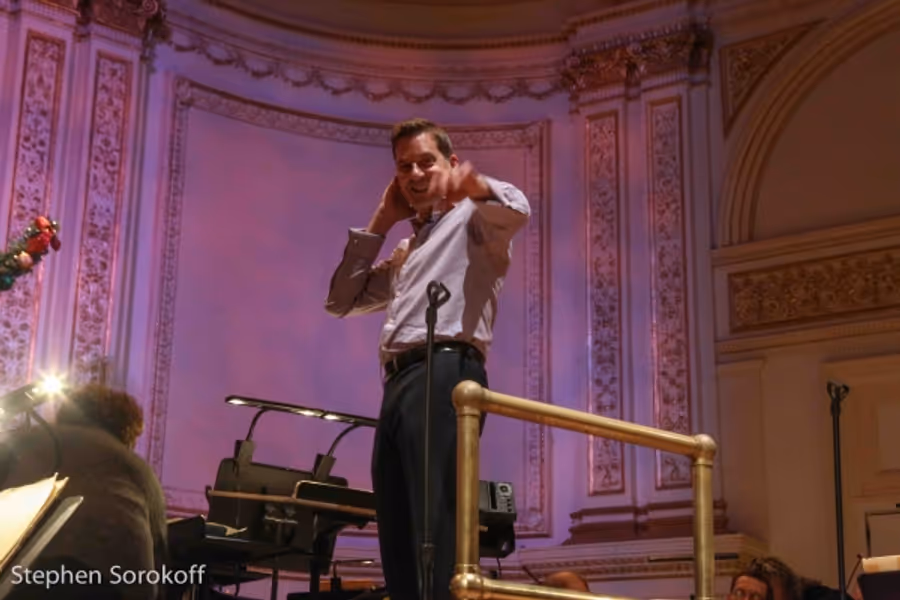 Photo Coverage: Brian d'Arcy James & Stephanie J. Block Rehearse For Tonight's New York Pops Concert Image