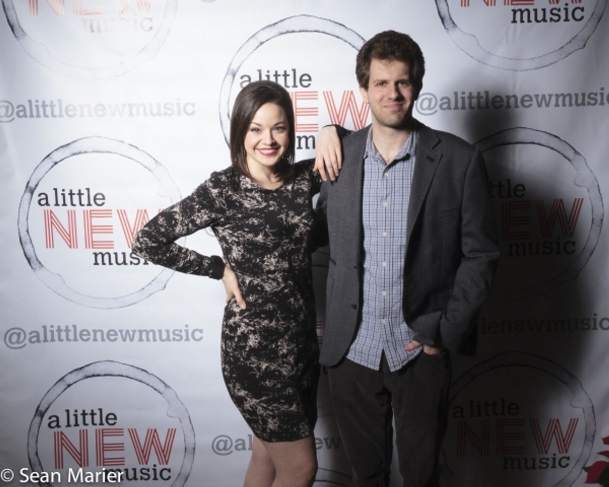 Performer Shelley Regner and writer/performer Zach Spound. Photo by Sean Marier / 389 Photography. at 