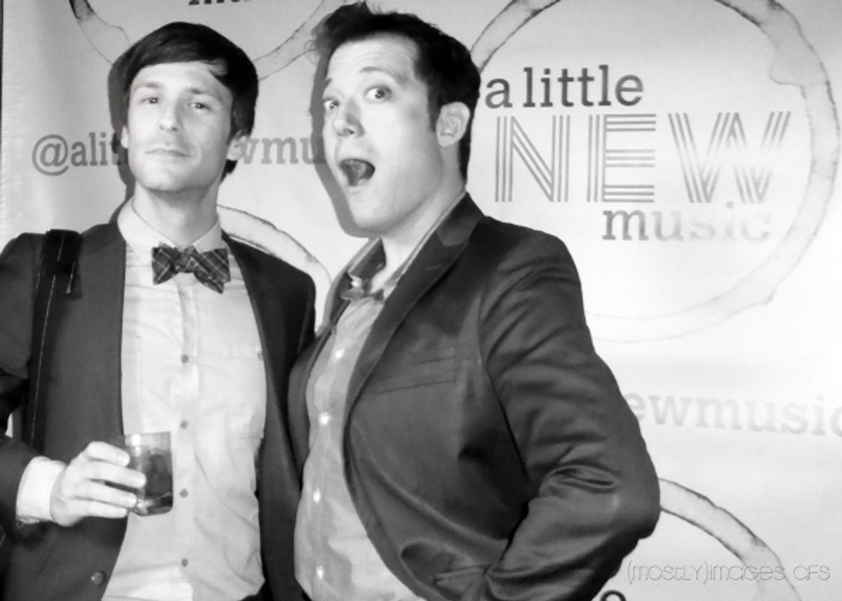 Founding co-producer Christopher Maikish poses with ALNM 10 host John Tartaglia. Photo by amy francis schott. at 