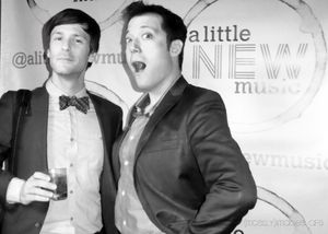 Founding co-producer Christopher Maikish poses with ALNM 10 host John Tartaglia. Phot Photo