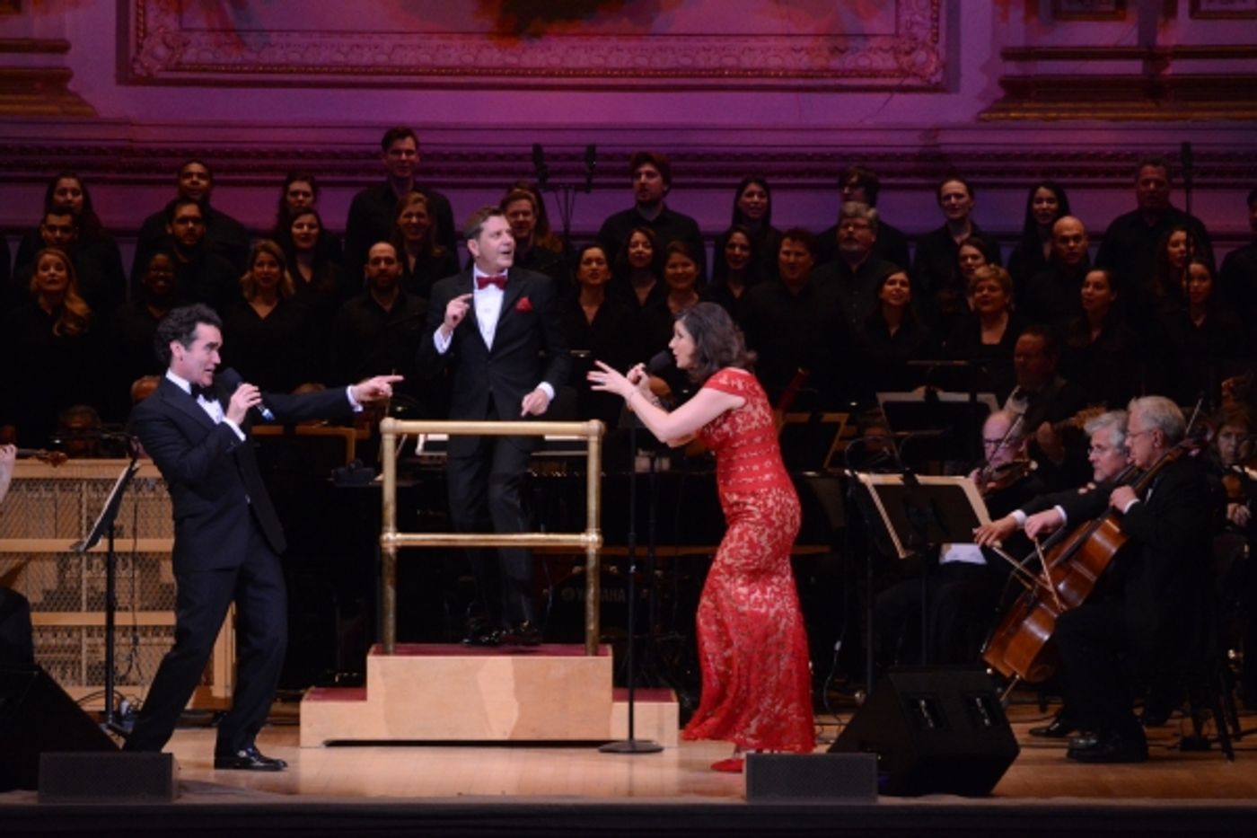 Photo Coverage: Stephanie J. Block, Brian d'Arcy James and the New York Pops Celebrate Christmas at Carnegie Hall Photo Coverage: Stephanie J. Block, Brian d'Arcy James and the New York Pops Celebrate Christmas at Carnegie Hall Image