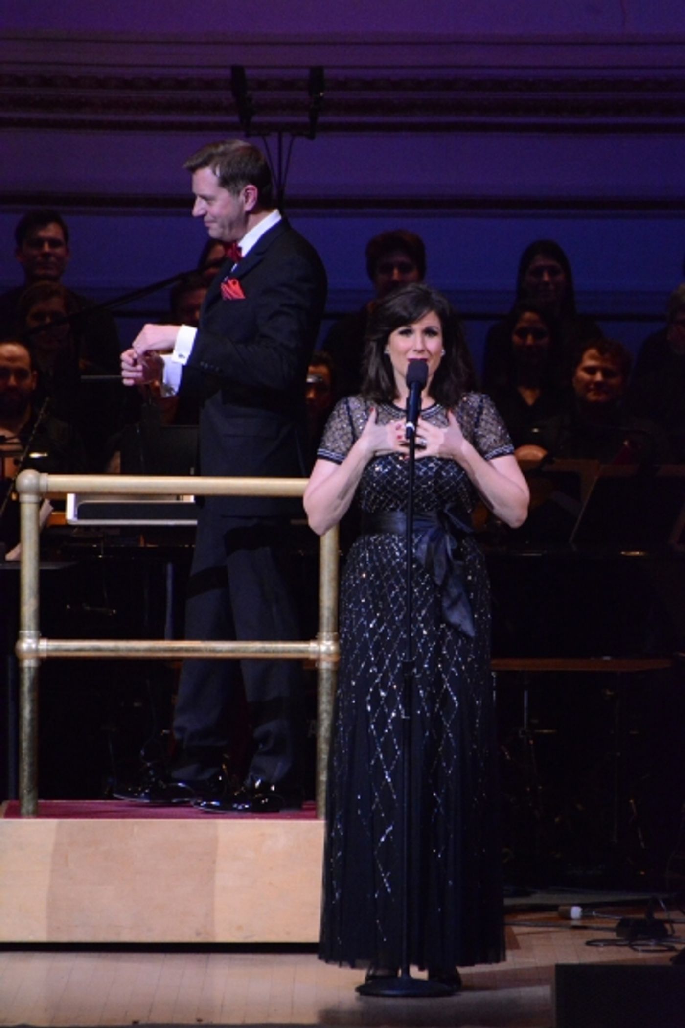 Photo Coverage: Stephanie J. Block, Brian d'Arcy James and the New York Pops Celebrate Christmas at Carnegie Hall Photo Coverage: Stephanie J. Block, Brian d'Arcy James and the New York Pops Celebrate Christmas at Carnegie Hall Image