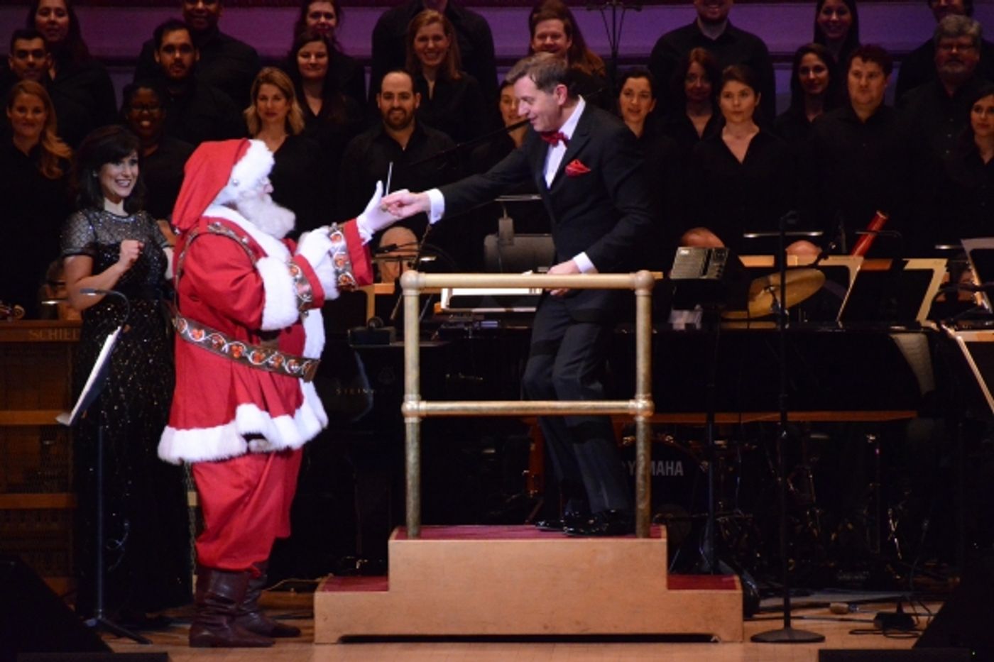 Photo Coverage: Stephanie J. Block, Brian d'Arcy James and the New York Pops Celebrate Christmas at Carnegie Hall Photo Coverage: Stephanie J. Block, Brian d'Arcy James and the New York Pops Celebrate Christmas at Carnegie Hall Image