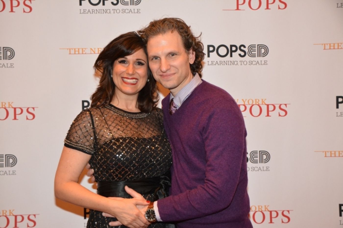 Photo Coverage: Stars Bring Holiday Cheer Backstage at New York Pops Carnegie Hall Concert Image
