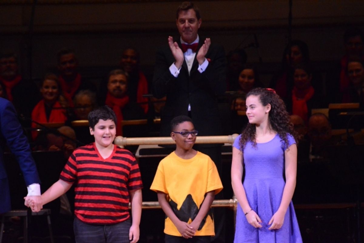 From TADA! Youth Theatre-Michael Sanchez, AJ Walker and Samantha Pohly at 