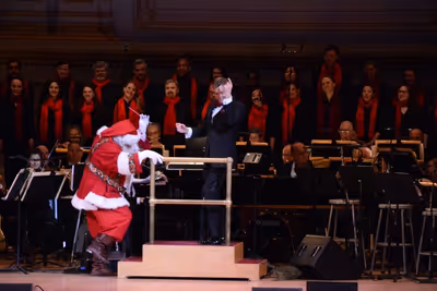 Santa Claus and Steven Reineke Photo