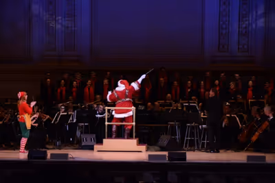 Sprinkles, Santa Claus and Steven Reineke Photo