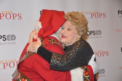 Marilyn Maye and Santa Claus Photo