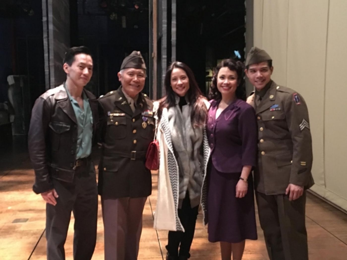 Photo Flash: John Kander, Lucy Liu & More Celebs Turn Out for ALLEGIANCE on Broadway Image
