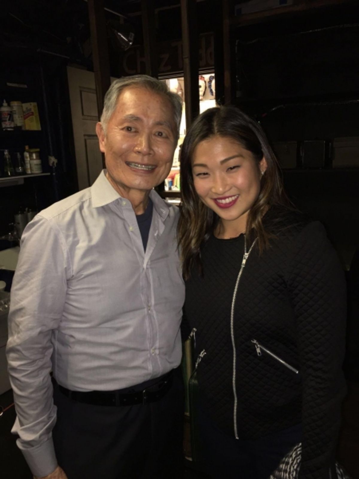 George Takei, Jenna Ushkowitz at 