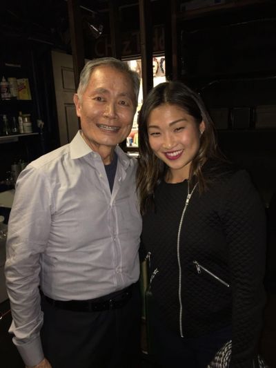 George Takei, Jenna Ushkowitz Photo