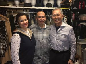 Lea Salonga, Gilbert Gottfried, George Takei @ BroadwayWorld Lea Salonga, Gilbert Gottfried, George Takei Photo