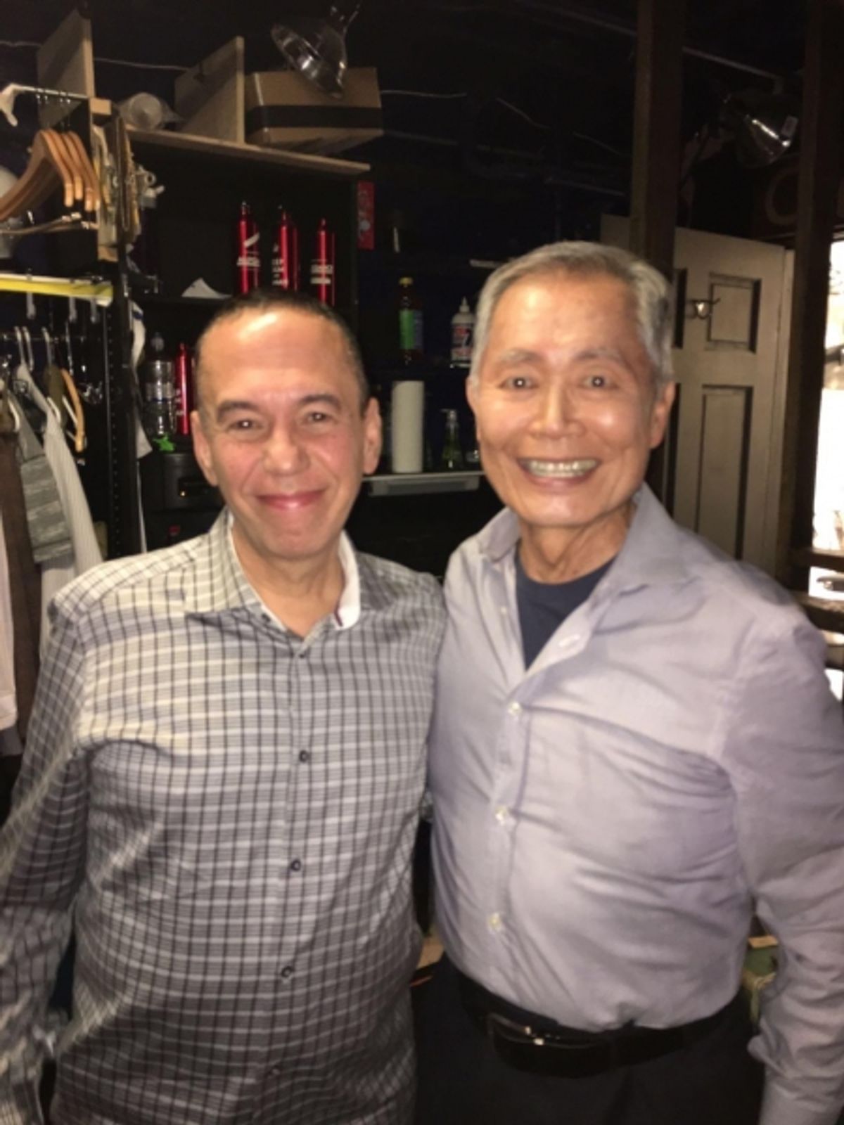 Gilbert Gottfried, George Takei at 