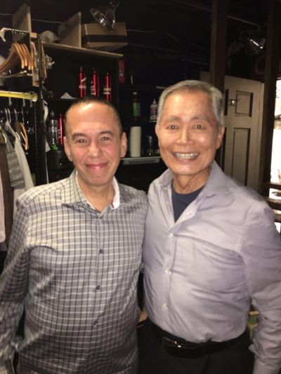 Gilbert Gottfried, George Takei Photo