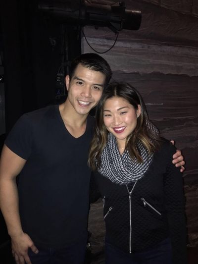  Telly Leung, Jenna Ushkowitz Photo