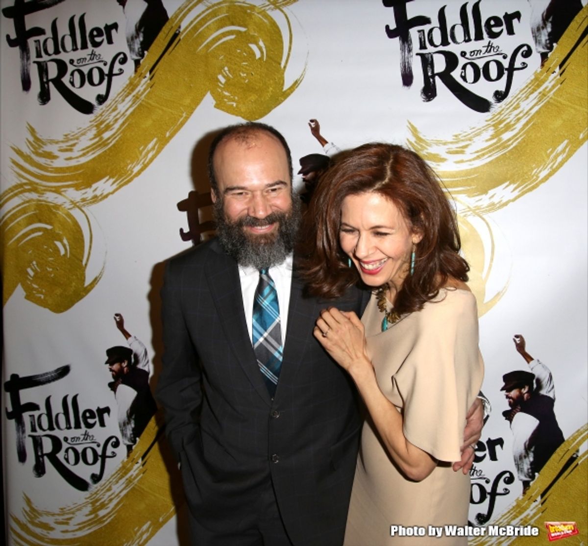 Danny Burstein and Jessica Hecht  at 
