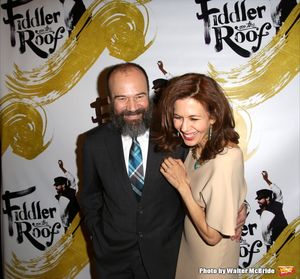 Danny Burstein and Jessica Hecht  Photo