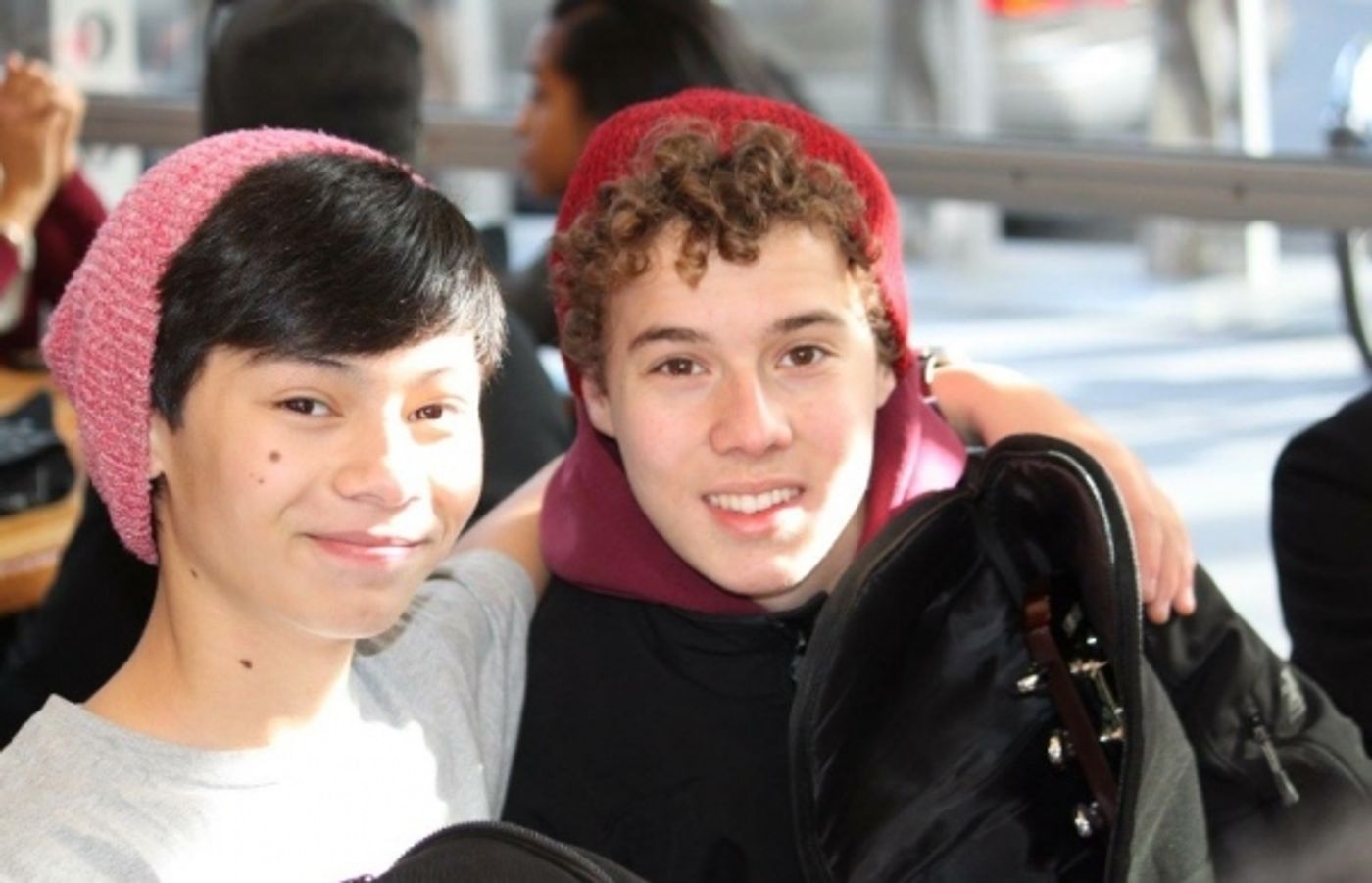 Photo Flash: Broadway Kids Sing for Peace in Times Square  Image