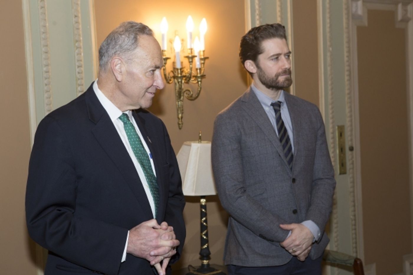Photo Coverage: Senator Charles Schumer Celebrates Federal Tax Breaks for Broadway!  Image