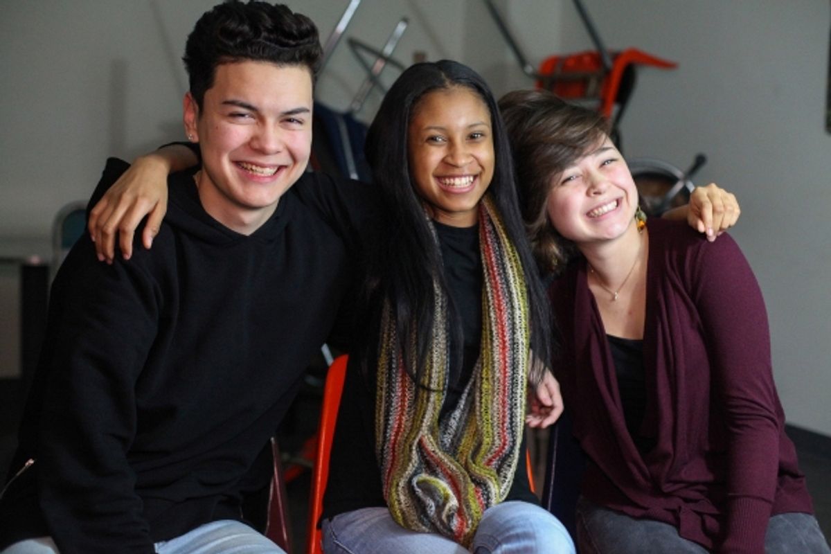 Brian Hayes, Myka Buck and Keauna Pierce at 