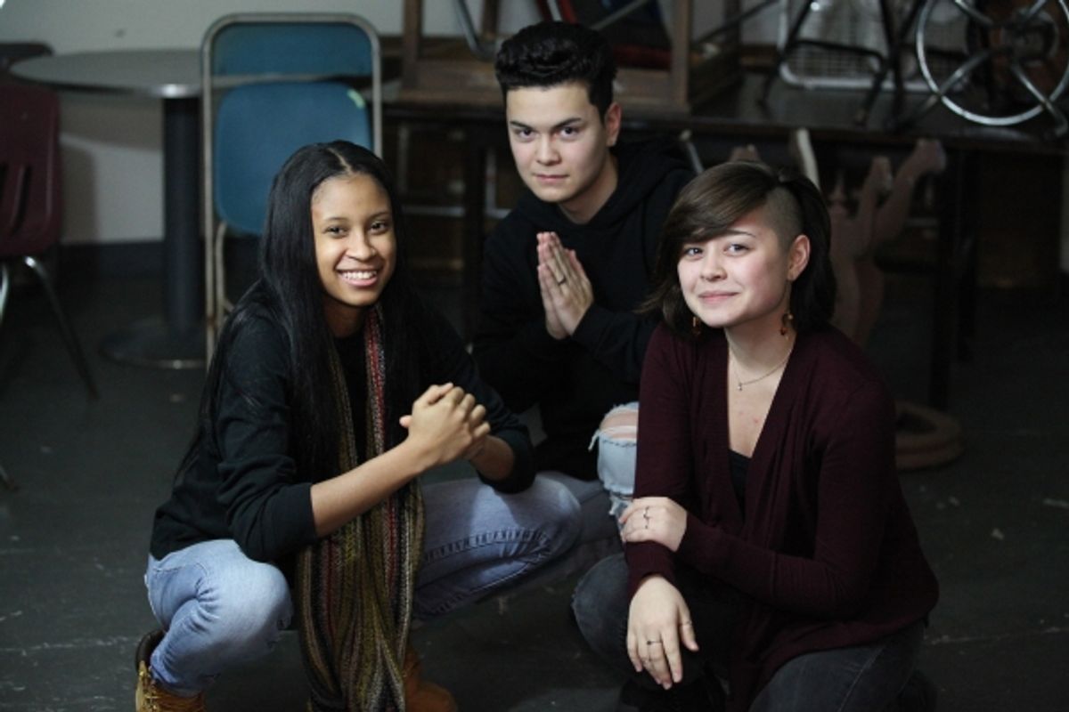 Myka Buck, Brian Hayes and Keauna Pierce at 