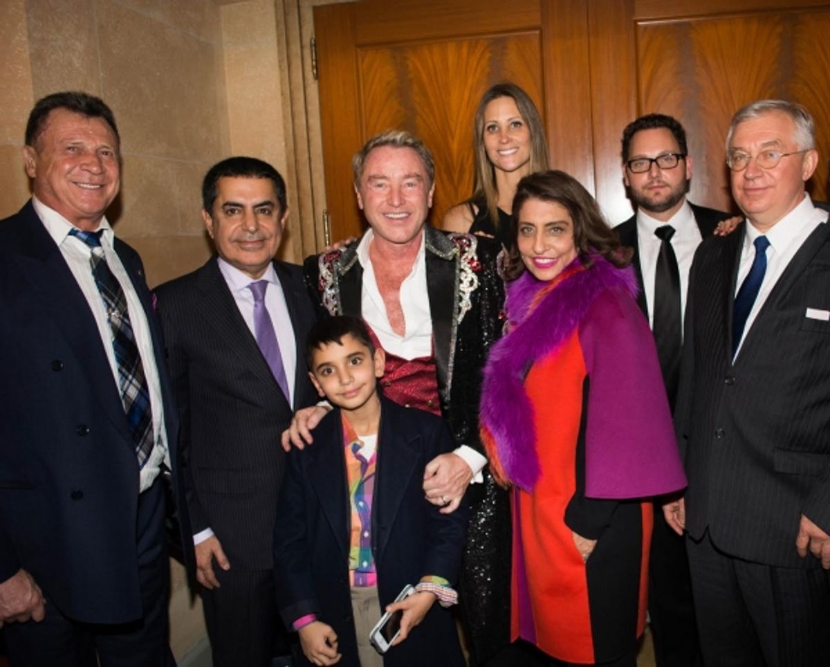 Slobodan Damiyano, High Representative Nassir Abdelaz Al-Nasser, Nassir Abdelaz Al-Nasser''s son, Michael Flatley, Stephanie Winston-Wolkoff, Muna Al-Nasser, Cain McKnight, Andrei Abramov at 