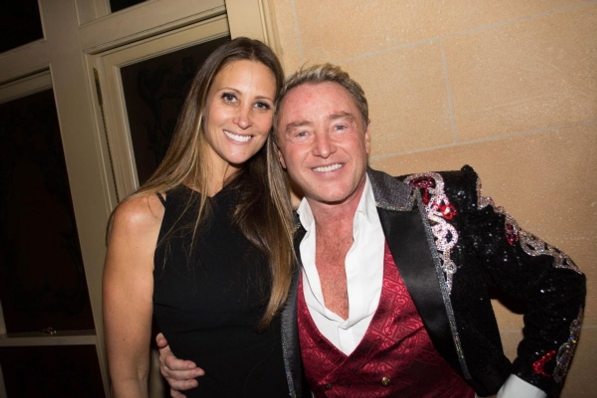 Stephanie Winston-Wolkoff and Michael Flatley at 