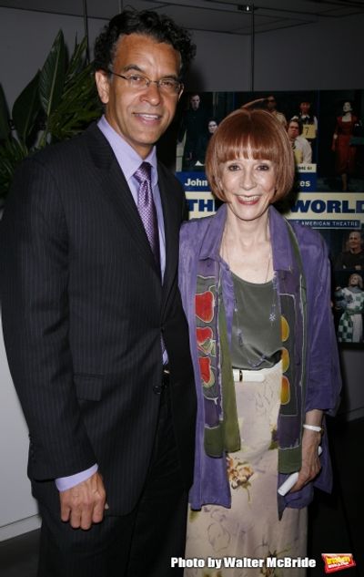 Brian Stokes Mitchell & Patricia Elliott attends the 2007 Theatre World Awards for Ou Photo