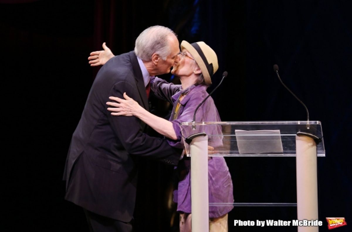 Alan Alda, Patricia Elliott during the 69th Annual Theatre World Awards Presentation at the Music Box Theatre in New York City on June 03, 2013. at 