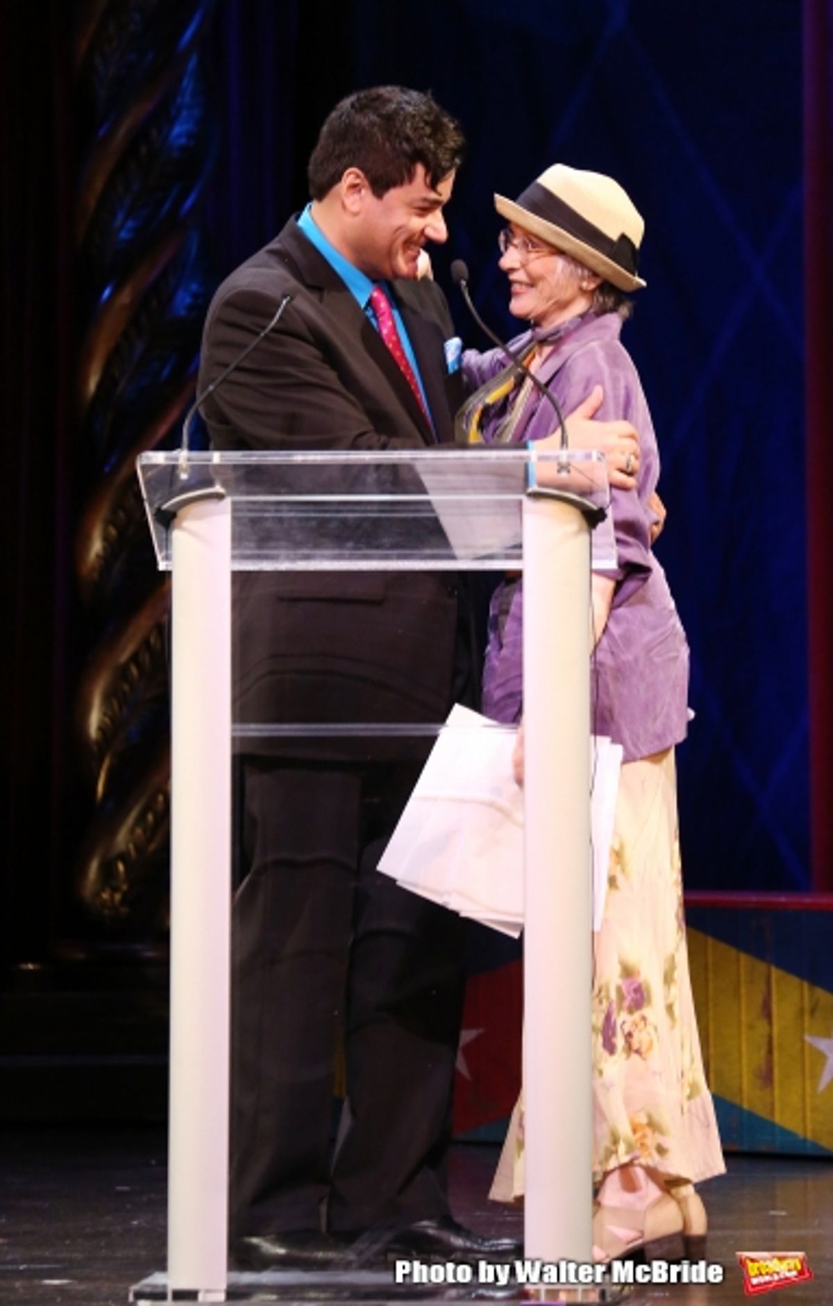 Dale Badway, Patricia Elliott during the 69th Annual Theatre World Awards Presentation at the Music Box Theatre in New York City on June 03, 2013. at 