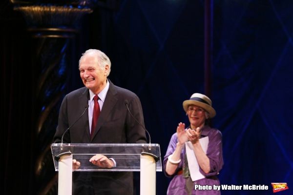 Alan Alda, Patricia Elliott during the 69th Annual Theatre World Awards Presentation  Photo