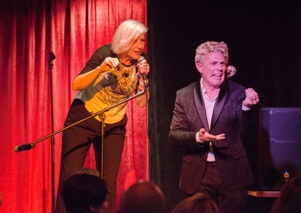 Lisa Lampanelli and Jon Wolfe Nelson Photo