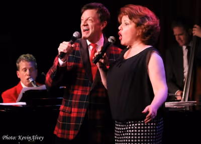 Billy Stritch, Jim Caruso and Klea Blackhurst Photo