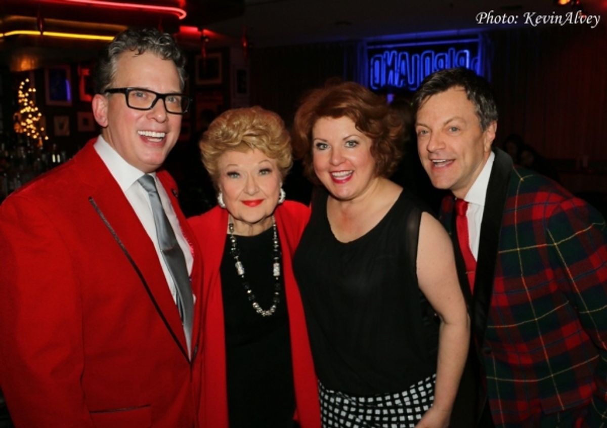 Billy Stritch, Marilyn Maye, Klea Blackhurst and Jim Caruso at 