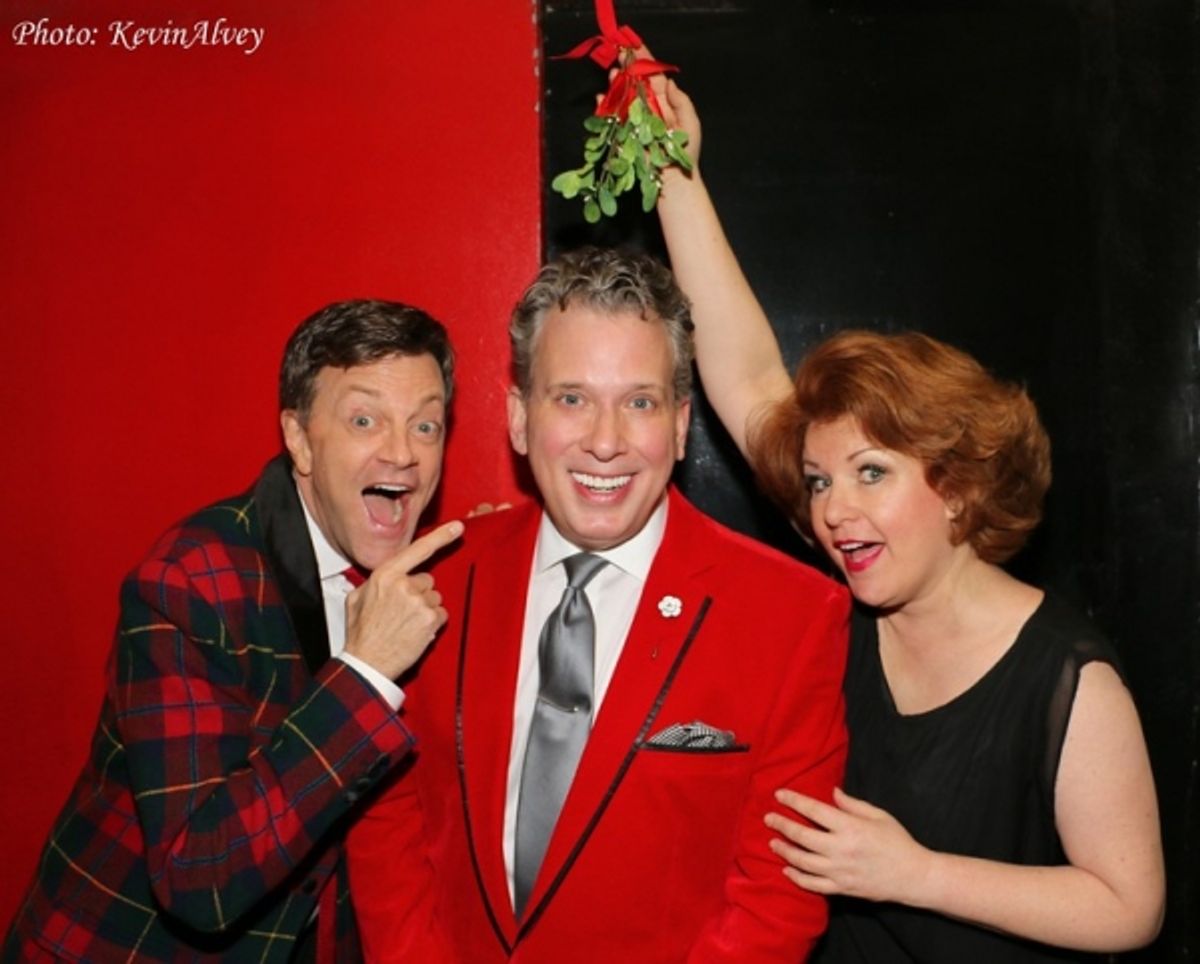 Jim Caruso, Klea Blackhurst and Billy Strtich at 