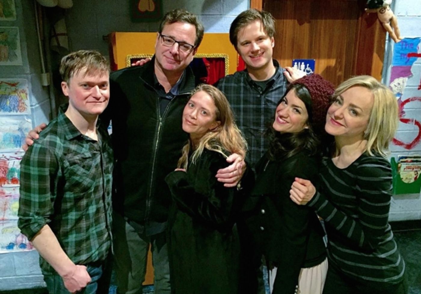 Photo Flash: FULL HOUSE Reunion! Mary-Kate Olsen Visits Bob Saget at HAND TO GOD  Image