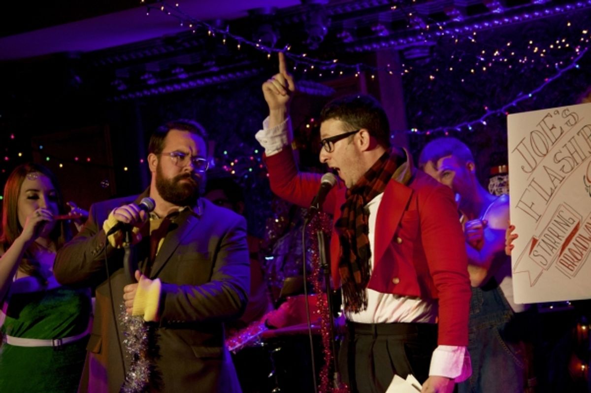 Philip Jackson Smith & Nick Blaemire lead a flashback montage as Flashback Jason and Flashback Joe at 