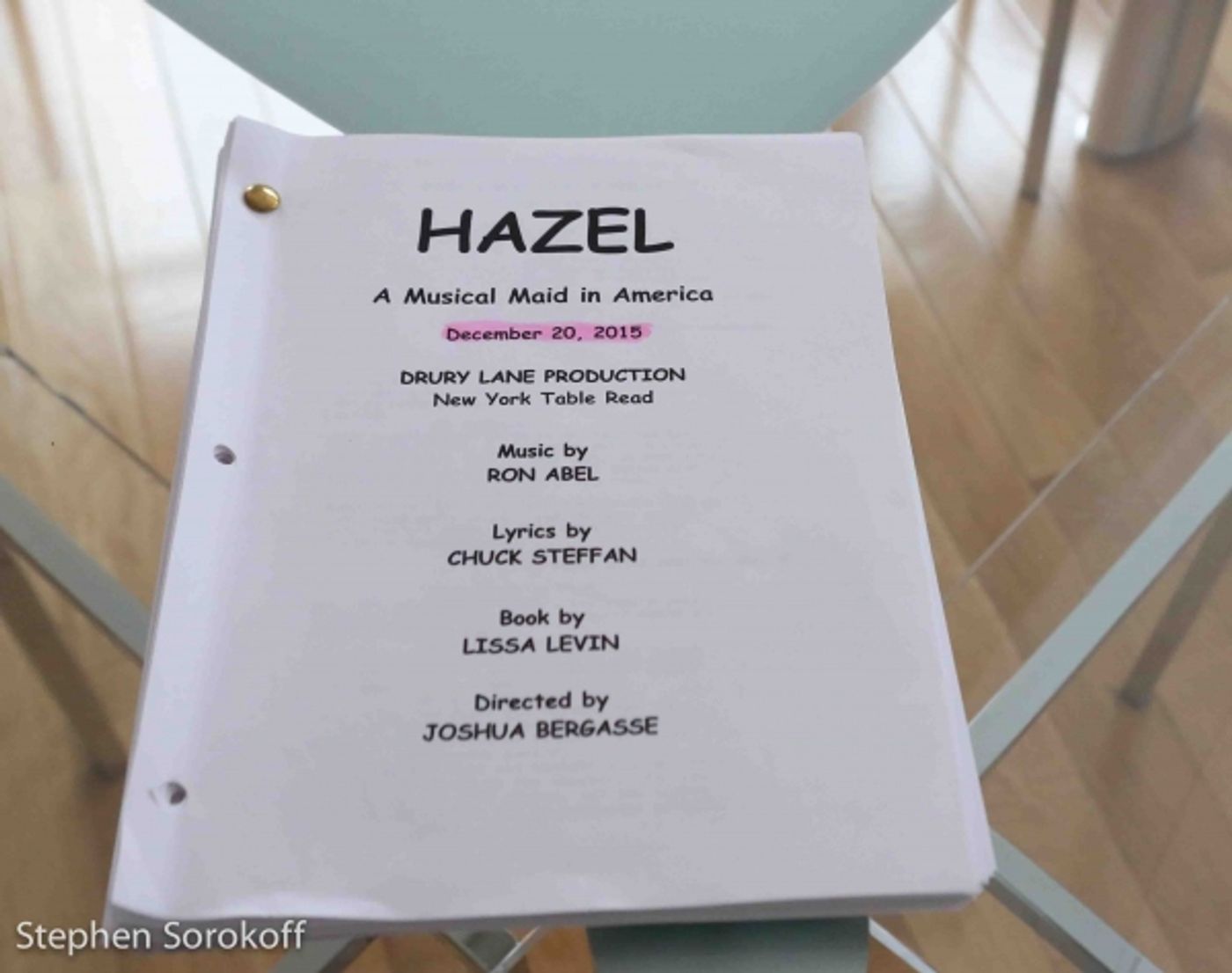 Photo Coverage: Klea Blackhurst and HAZEL Team Prepare for World Premiere at Chicago's Drury Lane Theatre  Image