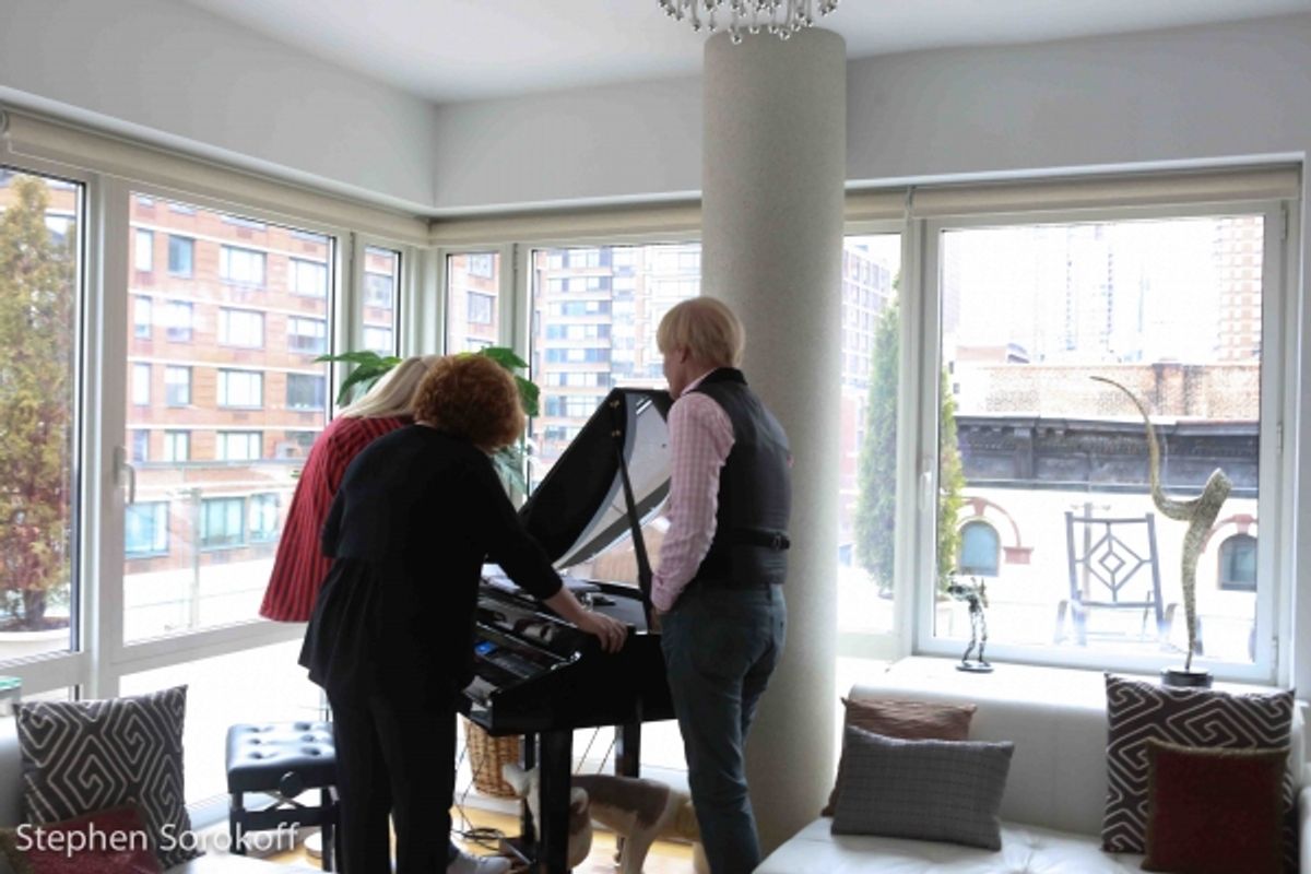 Klea Blackhurst, Ron Abel, Chuck Steffan at 