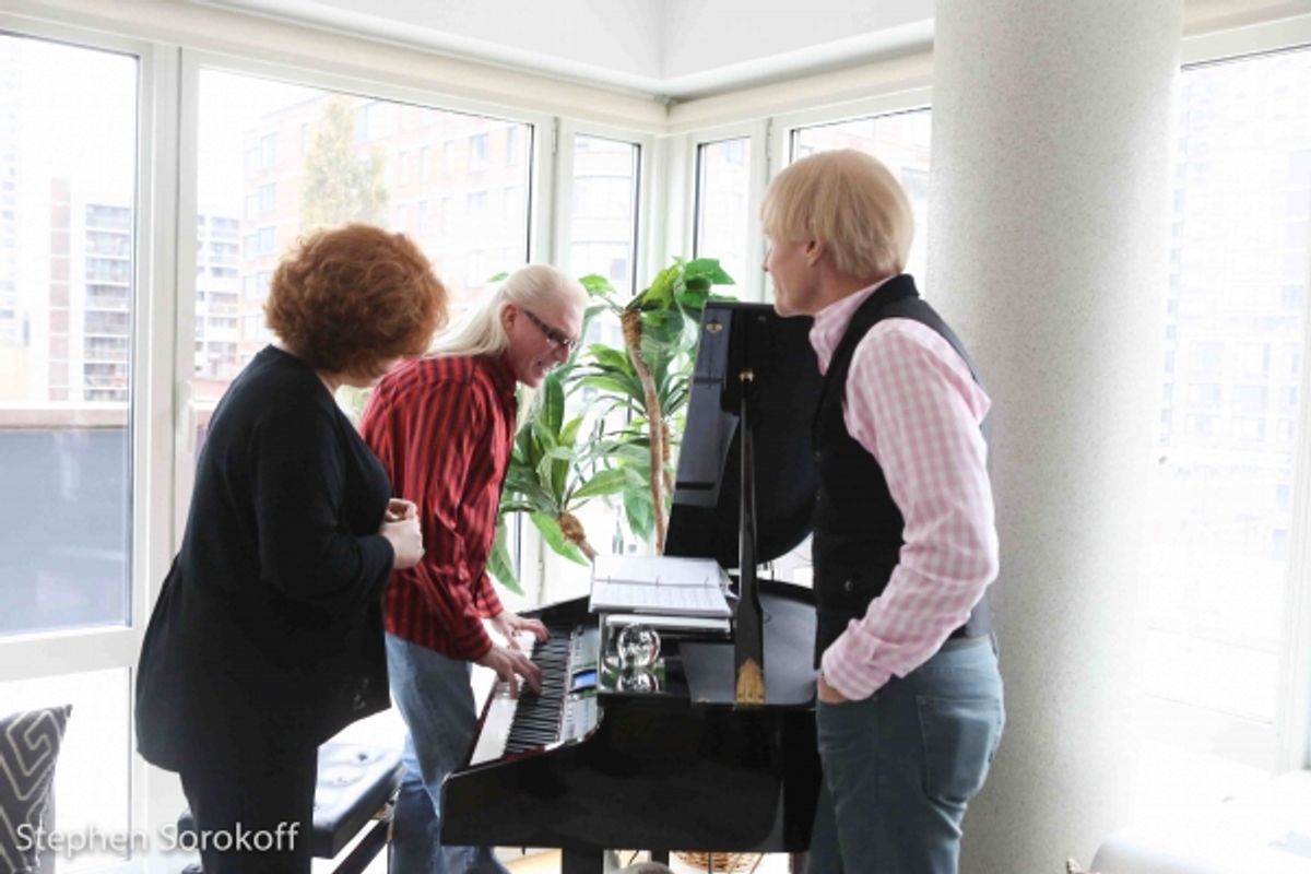 Klea Blackhurst, Ron Abel, Chuck Steffan at 