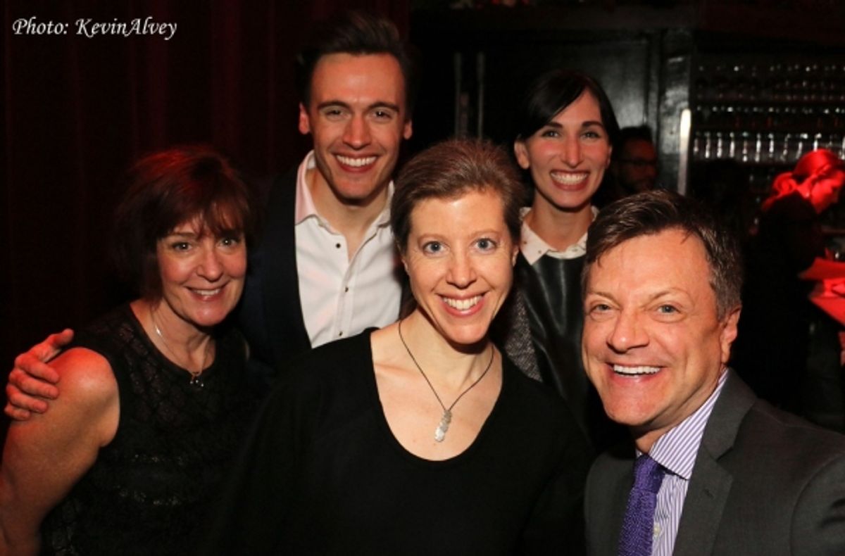 Alison Lee, Erich Bergen, Liz Paley, Nikka Graff Lanzarone and Jim Caruso at 