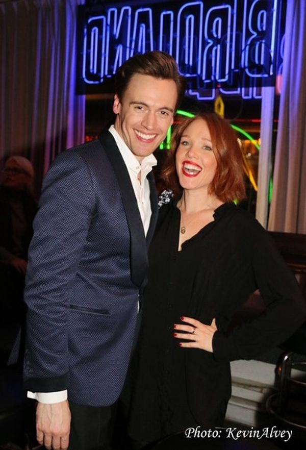 Erich Bergen and Jessica Keenan Wynn Photo